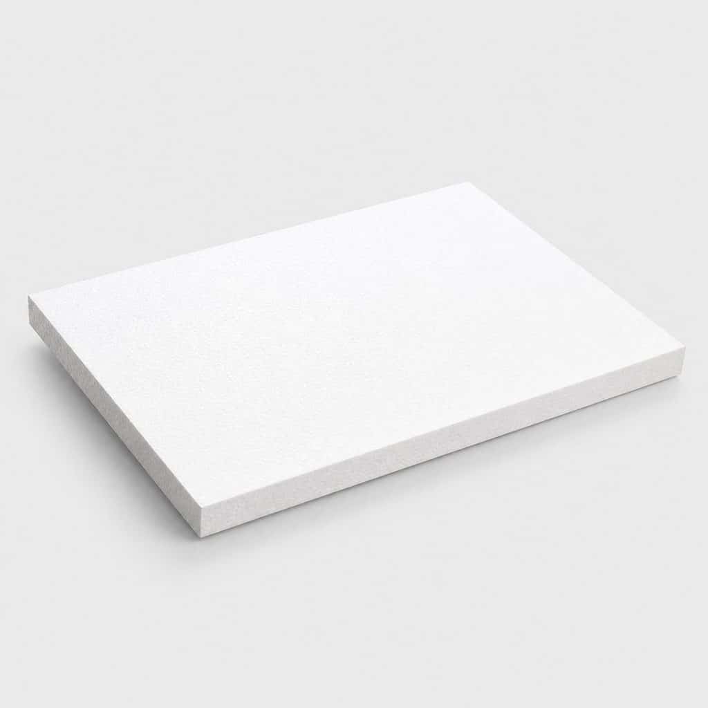 Plaque isolante en polystyrène pour plafond, vue de face